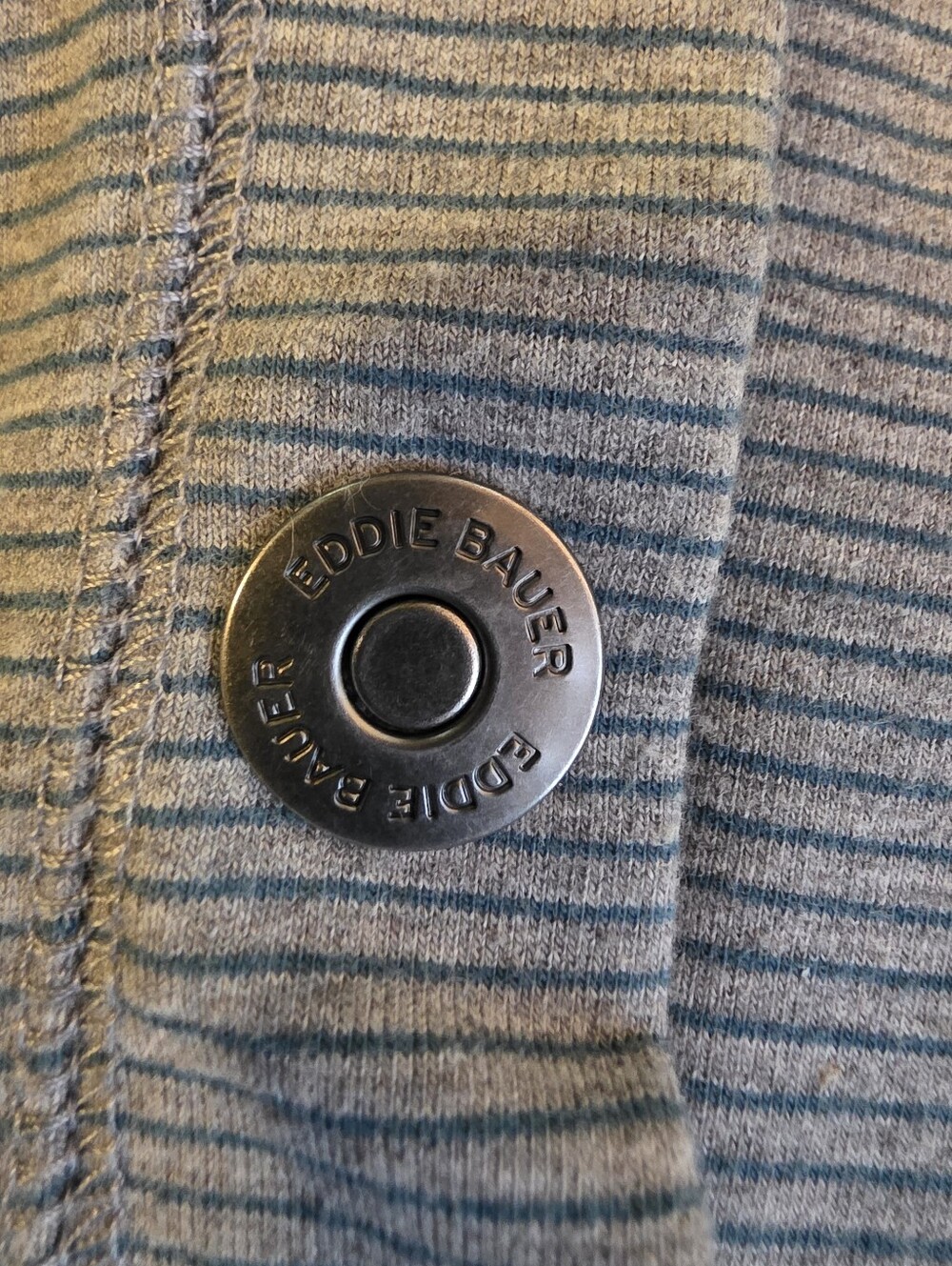 Eddie Bauer,Grey Funnel Sweater Jacket #JAC3 - Picture 11 of 16
